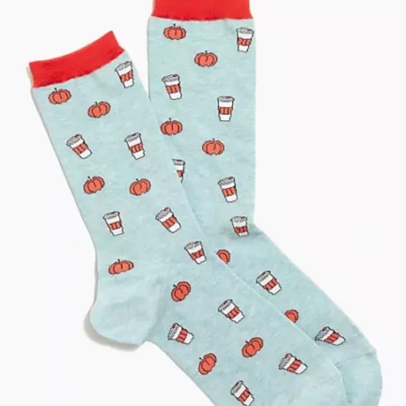 J. Crew Accessories - J Crew Pumpkin Latte Fall Trouser Socks J. Crew Accessories - J Crew Pumpkin Latte Fall Trouser Socks